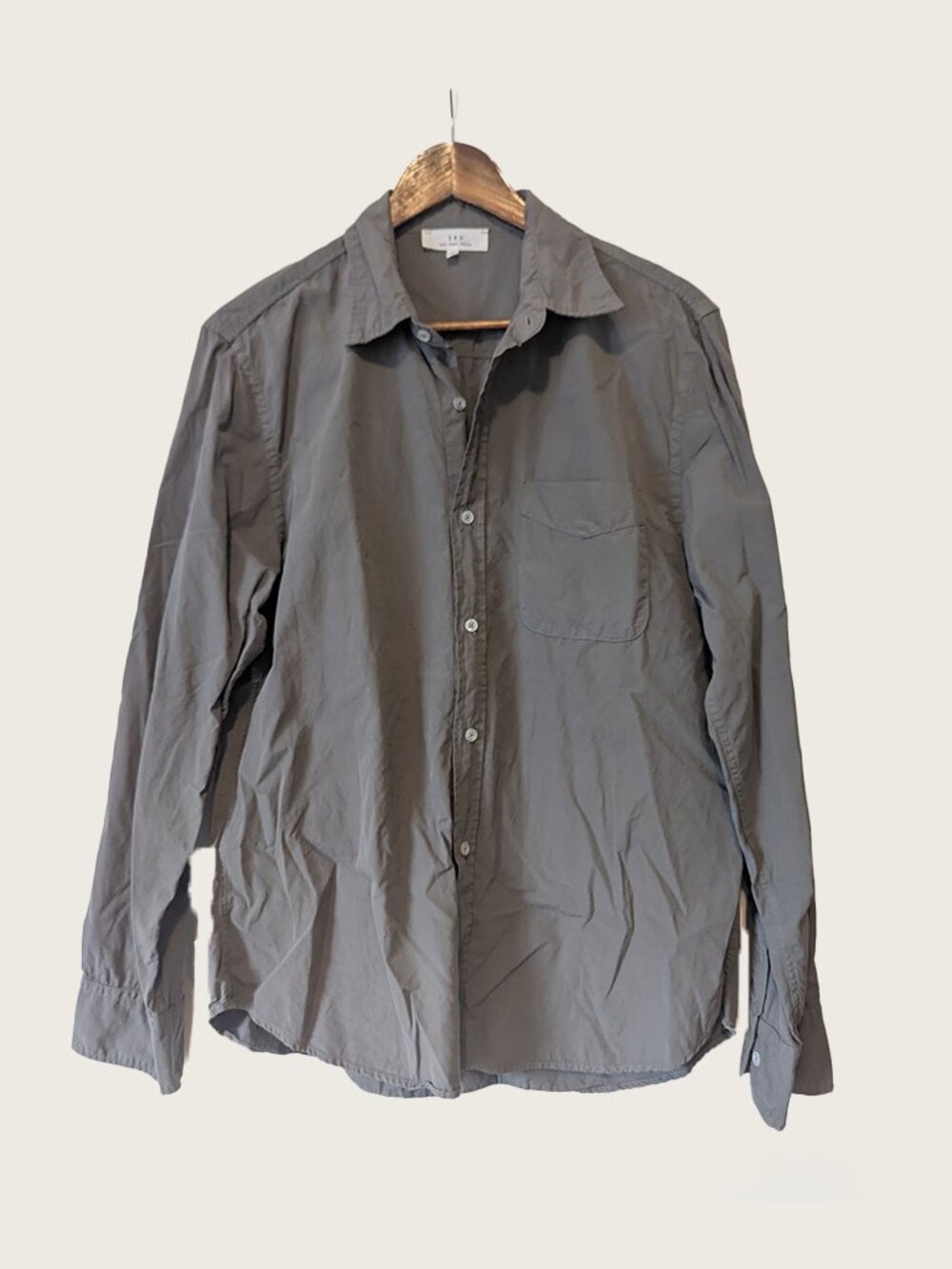 SKU SAVE KHAKI UNITED - Grey cotton shirt - Sz L